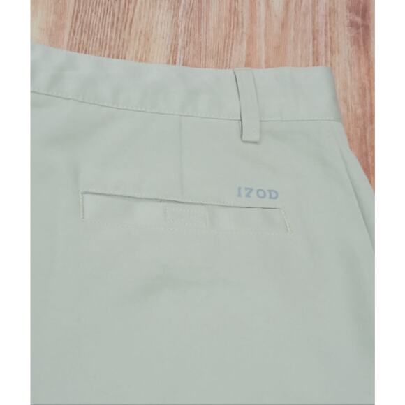 Izod Men's Shorts Golf Swing Flex Stretch UPF 50 Cargo Beige Size 36 - Picture 13 of 13